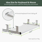 FEZIBO/Home Office Furniture/Wood/Desk With Keyboard Tray/Desks