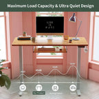 FEZIBO/Home Office Furniture/Wood/Desk With Keyboard Tray/Desks
