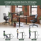 FEZIBO/Home Office Furniture/Wood/Desk With Keyboard Tray/Desks
