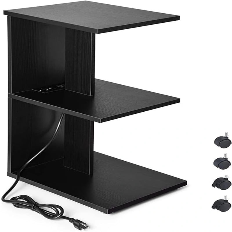 Table with USB Ports and Outlets