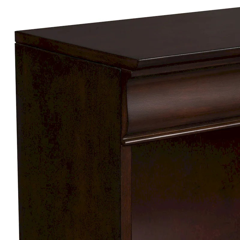 Brayton Manor Cognac Jr Executive 84 Inch Bookcase