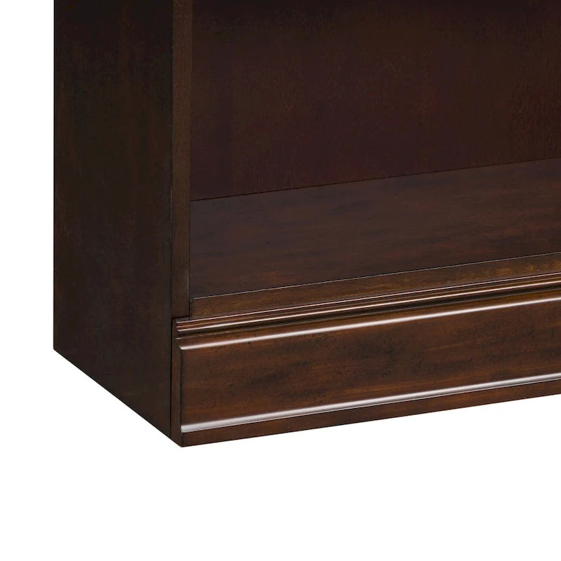 Brayton Manor Cognac Jr Executive 84 Inch Bookcase