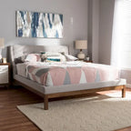 Strick & Bolton Vija Contemporary Fabric Platform Bed