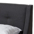 Strick & Bolton Vija Contemporary Fabric Platform Bed