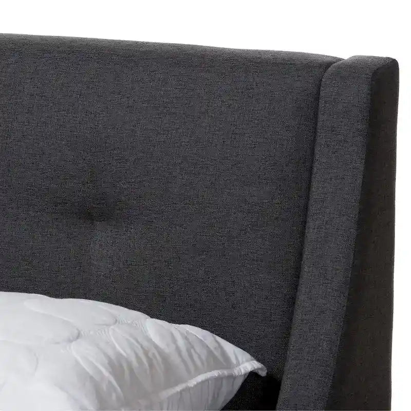 Strick & Bolton Vija Contemporary Fabric Platform Bed