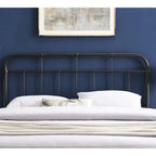 Shaffer Classic King Size Black Metal Headboard