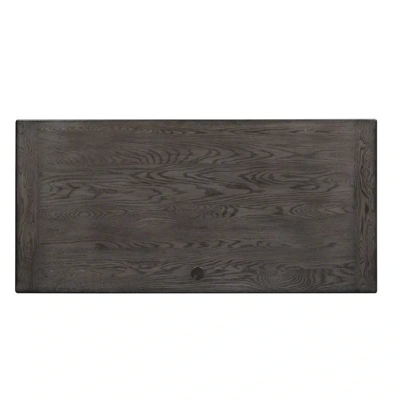 Allyson Park Wirebrushed White Charcoal Desk