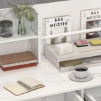 3-Drawer Reception Desk Reception Table Computer Writing Desk Working
