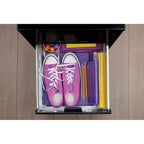Space Solutions Classificatore Organizer in Metallo a 3 Cassetti Profondo 45,7 cm con Cassetto Portamatite, Nero