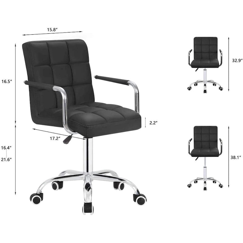 Homall Sedia da Ufficio, Altezza Regolabile, Sedia da Scrivania