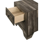 Annis 4 Piece Brown Rustic Platform Bedroom Set