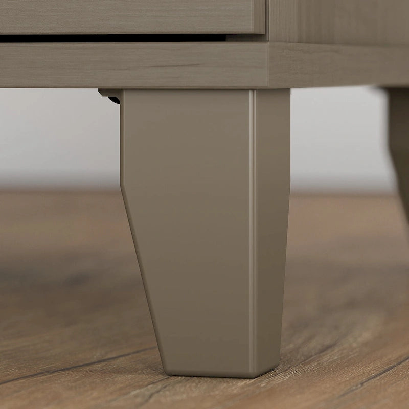 Scrivania da Ufficio Somerset 60W con Armadietto e Libreria a 5 Ripiani