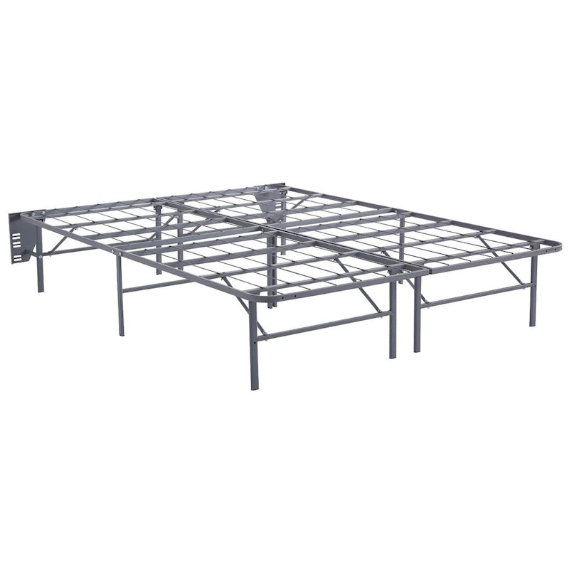 Better than a Boxspring Gray Queen Riser