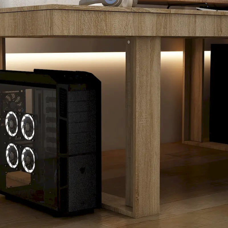 Tavolo da conferenza con base in legno per ufficio 220L x 120P cm
