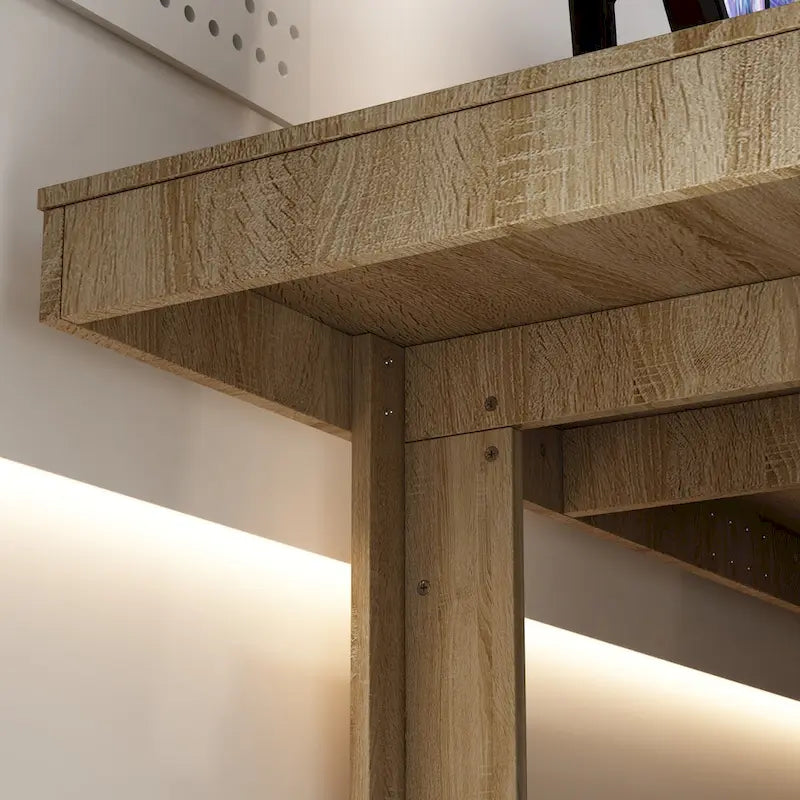 Tavolo da conferenza con base in legno per ufficio 220L x 120P cm