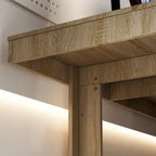 Tavolo da conferenza con base in legno per ufficio 220L x 120P cm