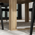 Tavolo da conferenza con base in legno per ufficio 220L x 120P cm