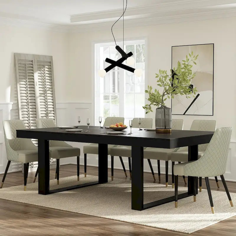 Tavolo da conferenza con base in legno per ufficio 220L x 120P cm