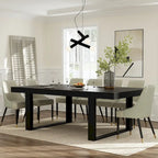 Tavolo da conferenza con base in legno per ufficio 220L x 120P cm