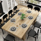 Tavolo da conferenza con base in legno per ufficio 220L x 120P cm