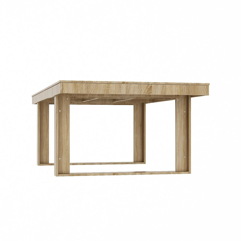 Tavolo da conferenza con base in legno per ufficio 220L x 120P cm