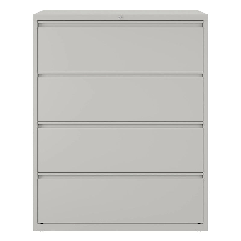 Light Gray 4-Drawer Lateral File Cabinet - 42W