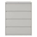 Light Gray 4-Drawer Lateral File Cabinet - 42W