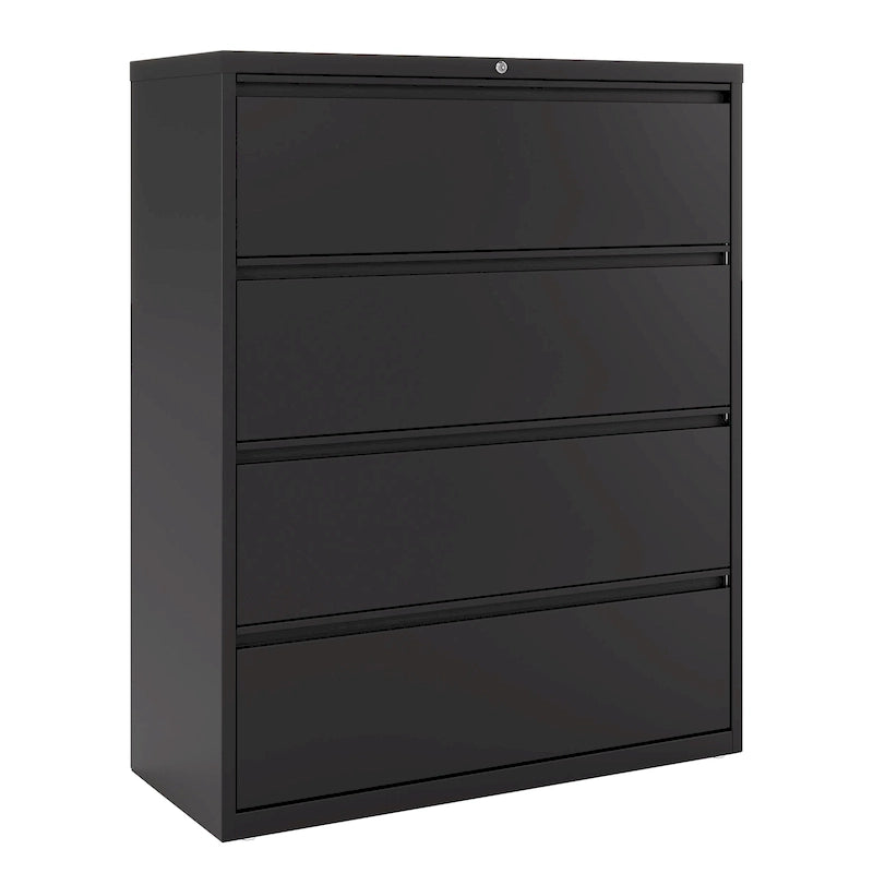 Light Gray 4-Drawer Lateral File Cabinet - 42W