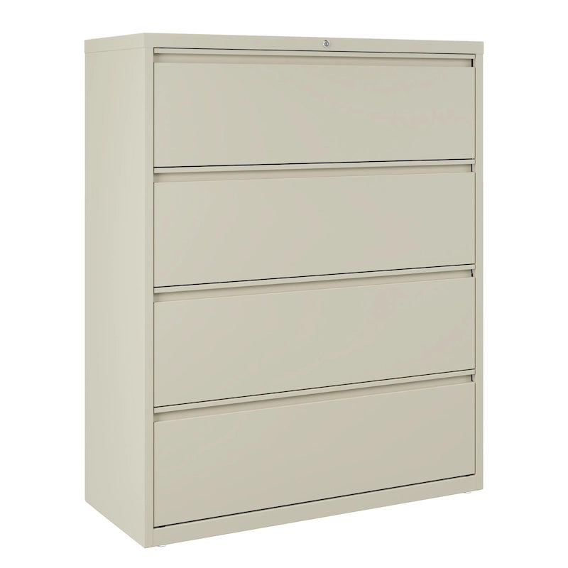 Light Gray 4-Drawer Lateral File Cabinet - 42W