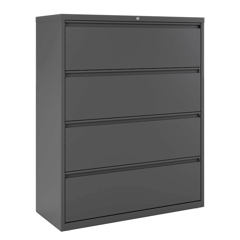 Light Gray 4-Drawer Lateral File Cabinet - 42W