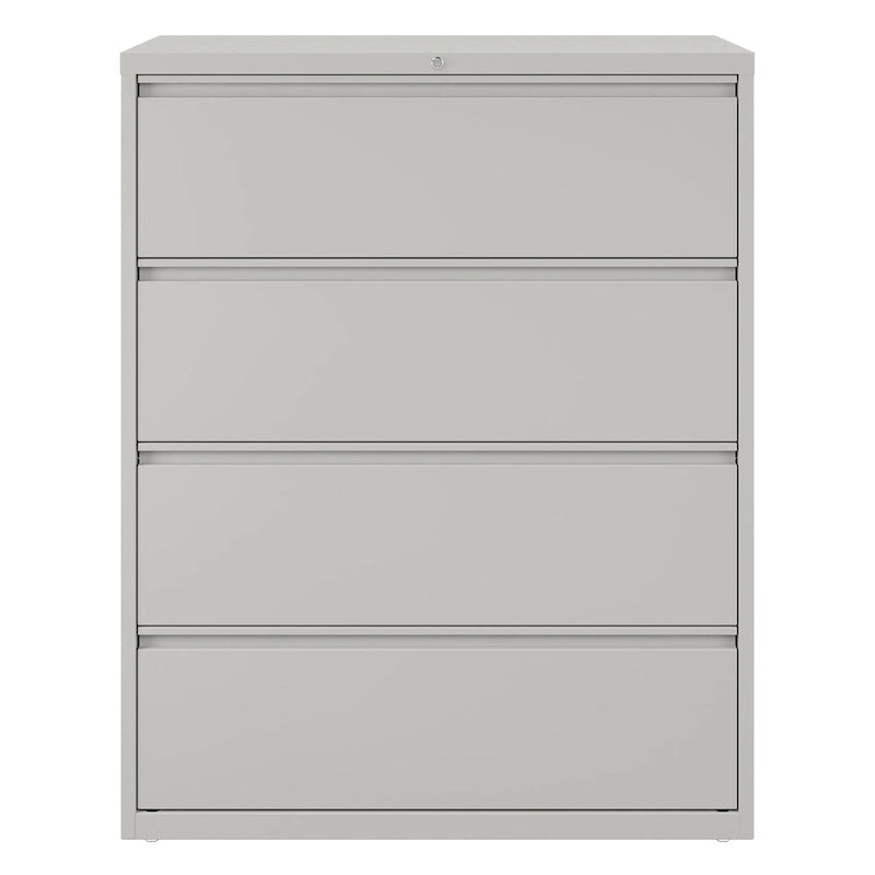 Light Gray 4-Drawer Lateral File Cabinet - 42W