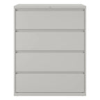 Light Gray 4-Drawer Lateral File Cabinet - 42W