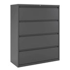 Light Gray 4-Drawer Lateral File Cabinet - 42W