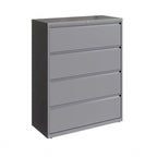 Light Gray 4-Drawer Lateral File Cabinet - 42W