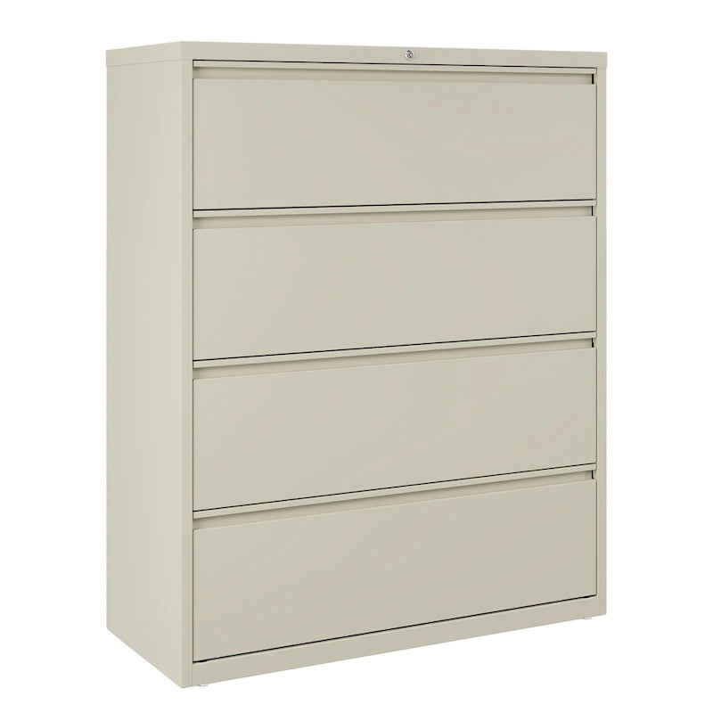 Light Gray 4-Drawer Lateral File Cabinet - 42W