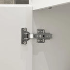 Combo Wardrobe Storage Cabinets Mirror Hanging Rod Bedroom ARMOIRES