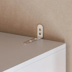 Combo Wardrobe Storage Cabinets Mirror Hanging Rod Bedroom ARMOIRES