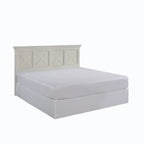 Seaside Lodge Off-White 2-Piece King Headboard and Nightstand Set by homestyles