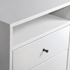 Grain Wood Furniture Mid Century Two-Drawer Nightstand