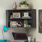 Simple Living Corner Desk and Hutch Set