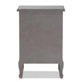 Baxton Studio Capucine Antique French Country Cottage Wood 3-Drawer End Table