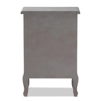 Baxton Studio Capucine Antique French Country Cottage Wood 3-Drawer End Table