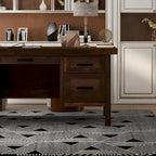 Bridgevine Home Sausalito 71 inch Executive Desk, No Assembly Required, Whiskey Finish