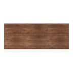 Bridgevine Home Sausalito 71 inch Executive Desk, No Assembly Required, Whiskey Finish