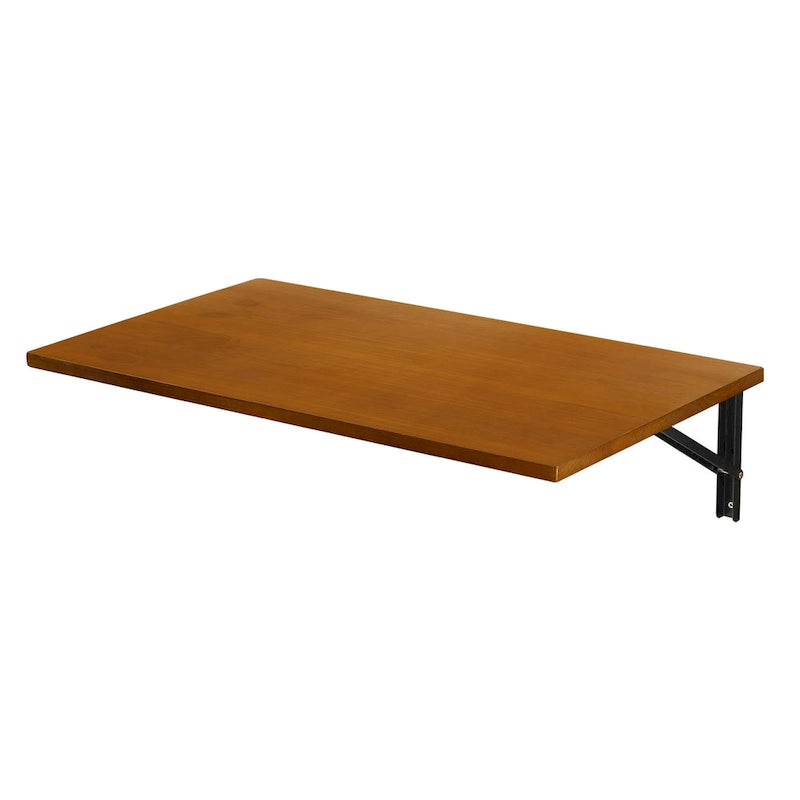 Multifunctional Wall Mounted Folding Desk Wooden Shelf & Workbench