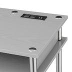 Convenience Concepts Designs2Go No Tools Student Desk with Charging Station and Shelves