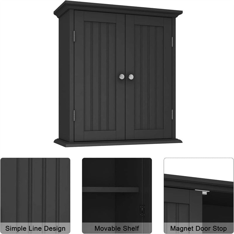 Bathroom Wall Cabinet - 8D x 21.1W x 24H
