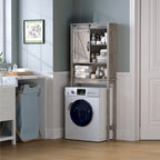 Pellebant Over-the-Toilet Storage Cabinet Space Saver Bathroom - 66.54 H x 27.17 W x 9.06 D