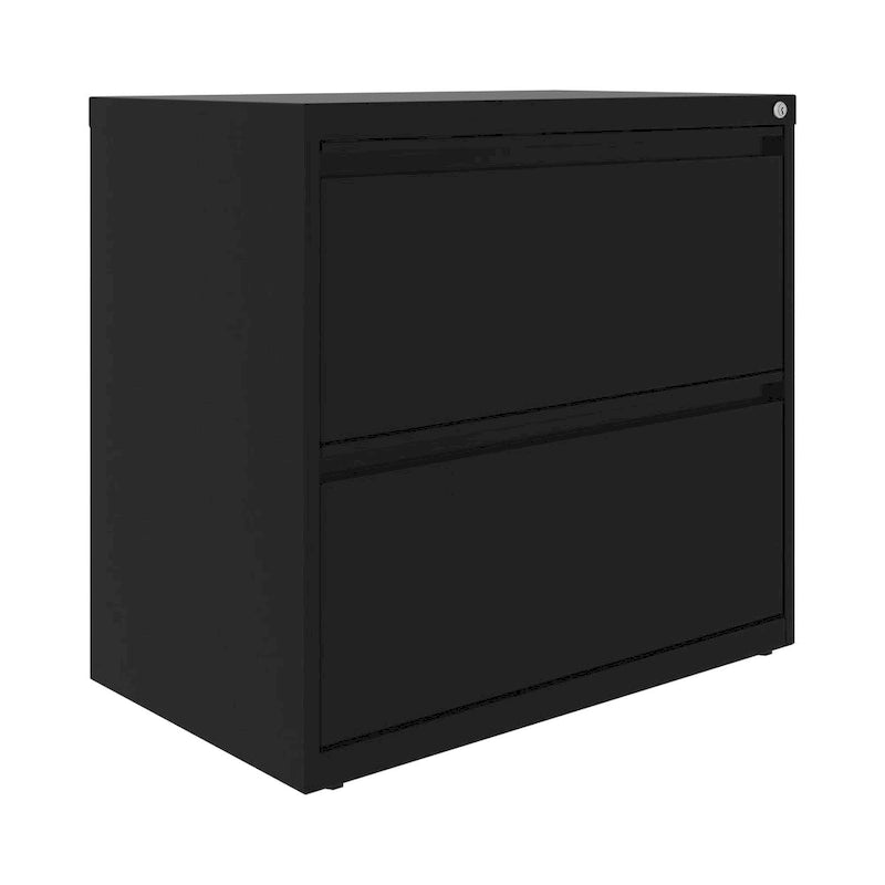 Hirsh 30 Inch Wide 2 Drawer Lateral 101 File Cabinet, White