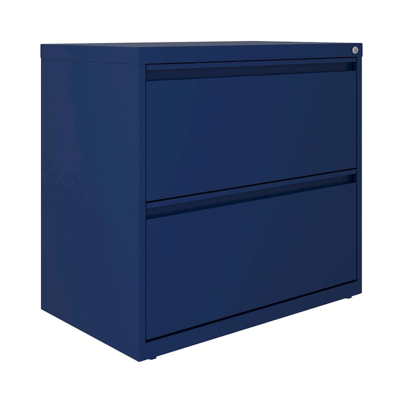 Hirsh 30 Inch Wide 2 Drawer Lateral 101 File Cabinet, White